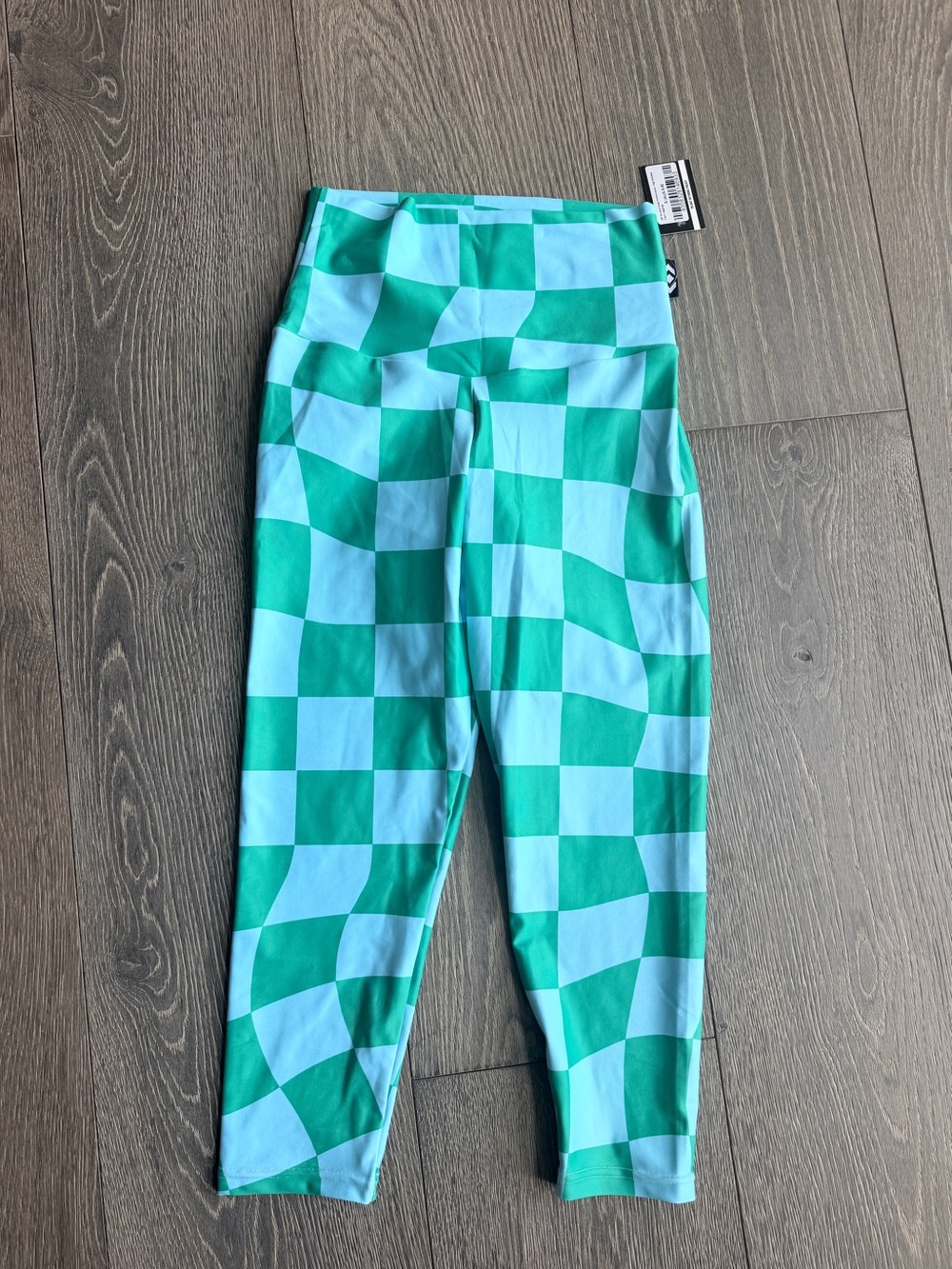 Exotica Off the Grid Green Performance High Waisted Capri Leggings